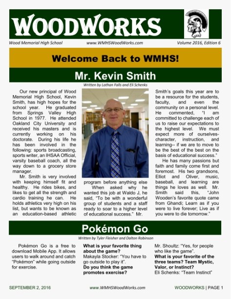 September 2, 2016 WoodWorks